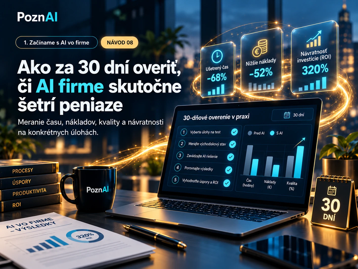 Ako za 30 dní zistiť, či AI firme skutočne šetrí peniaze