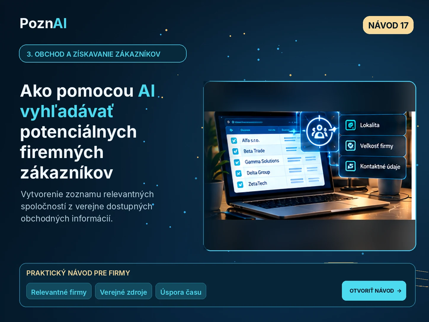 Ako pomocou AI vyhľadávať a kvalifikovať potenciálnych zákazníkov
