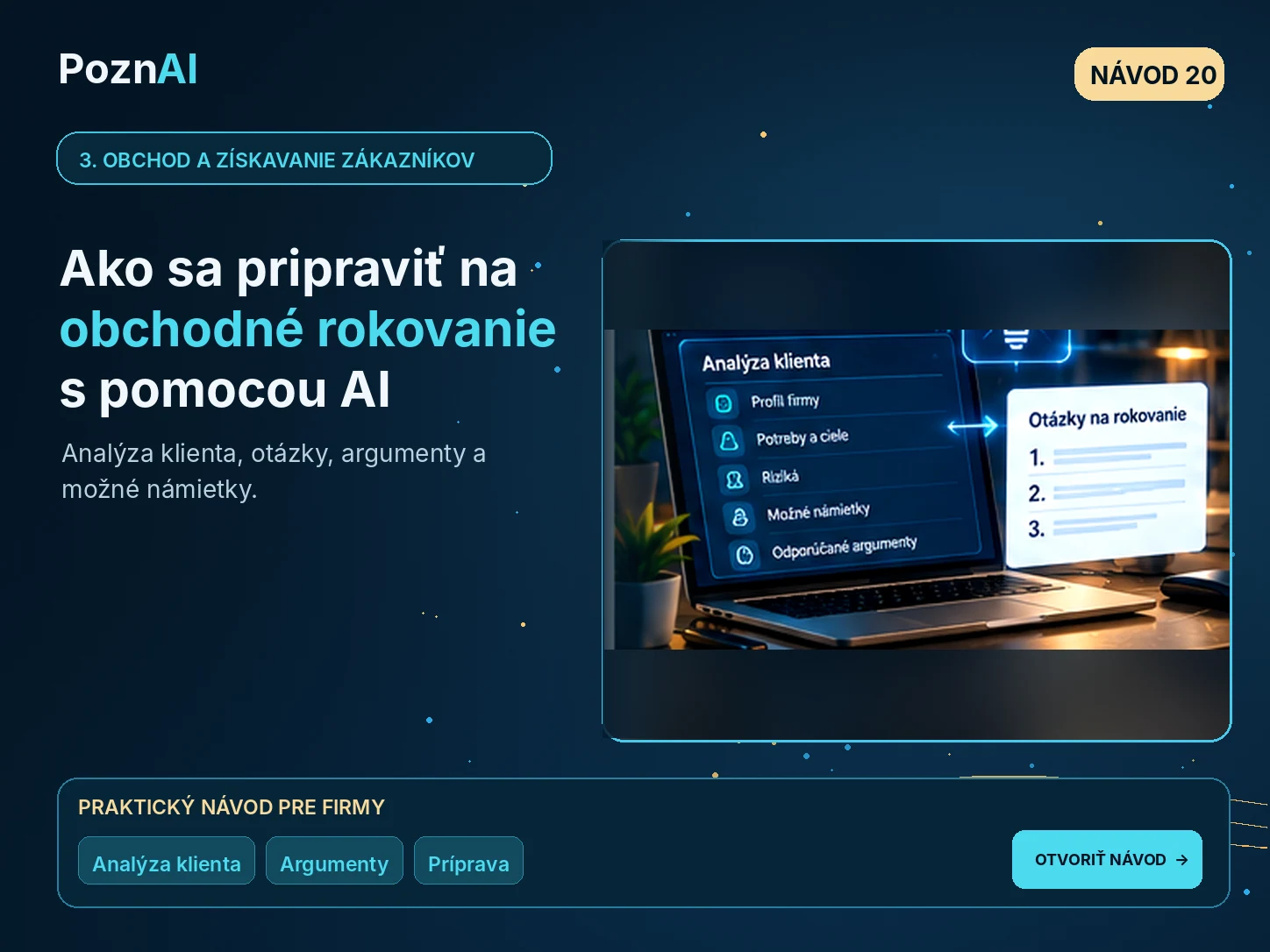 Ako sa pomocou AI pripraviť na obchodné stretnutie a zvýšiť jeho efektivitu
