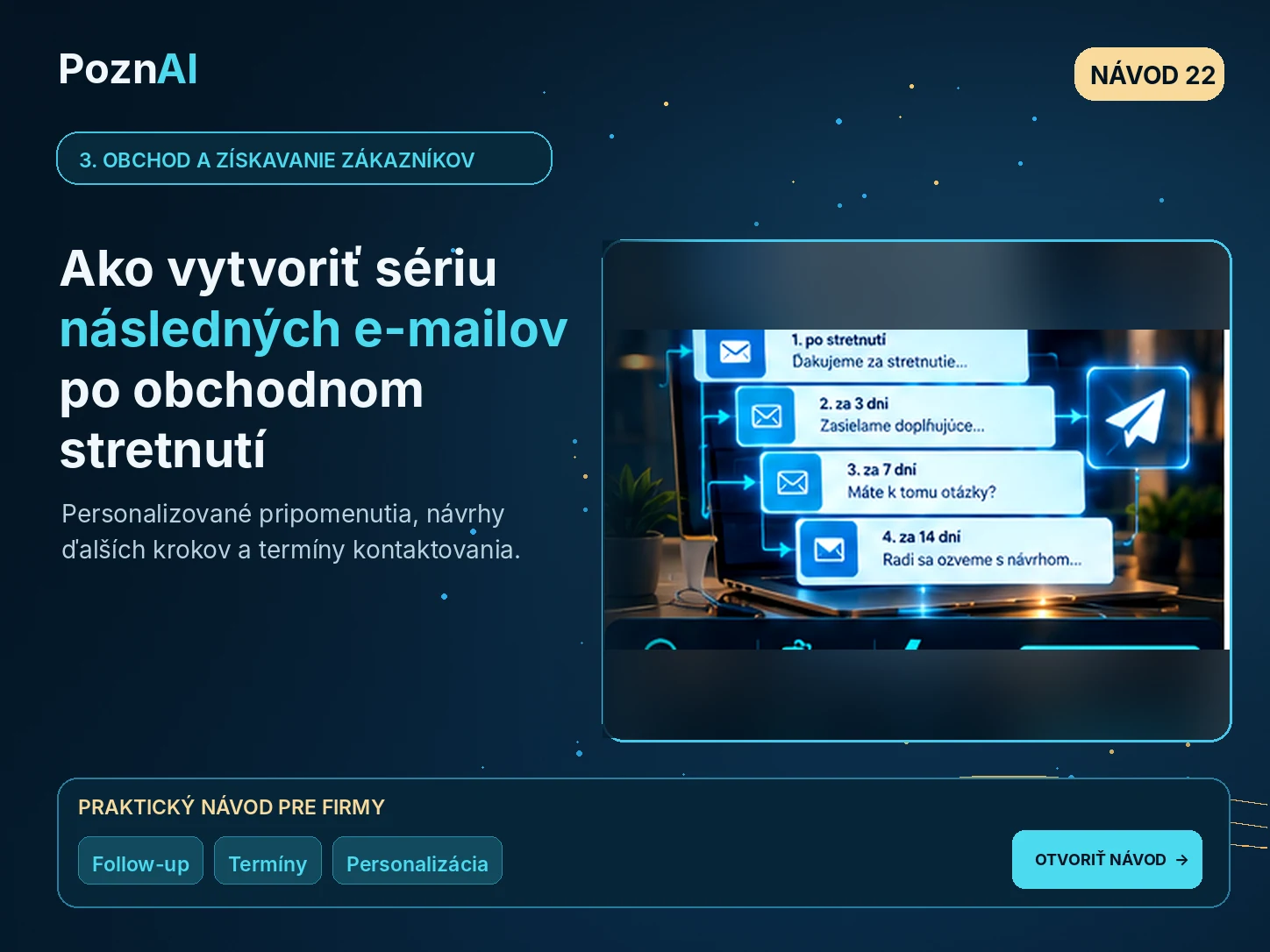 Automatizácia následnej komunikácie po obchodnom rokovaní