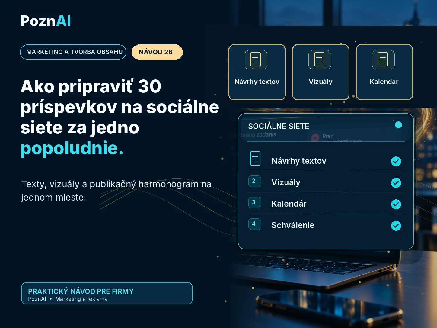 Príspevky na sociálne siete pomocou AI
