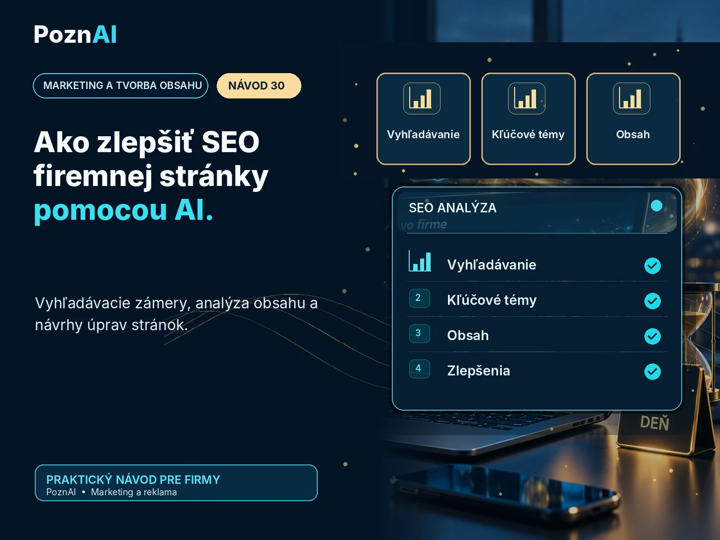 SEO audit firemného webu pomocou AI