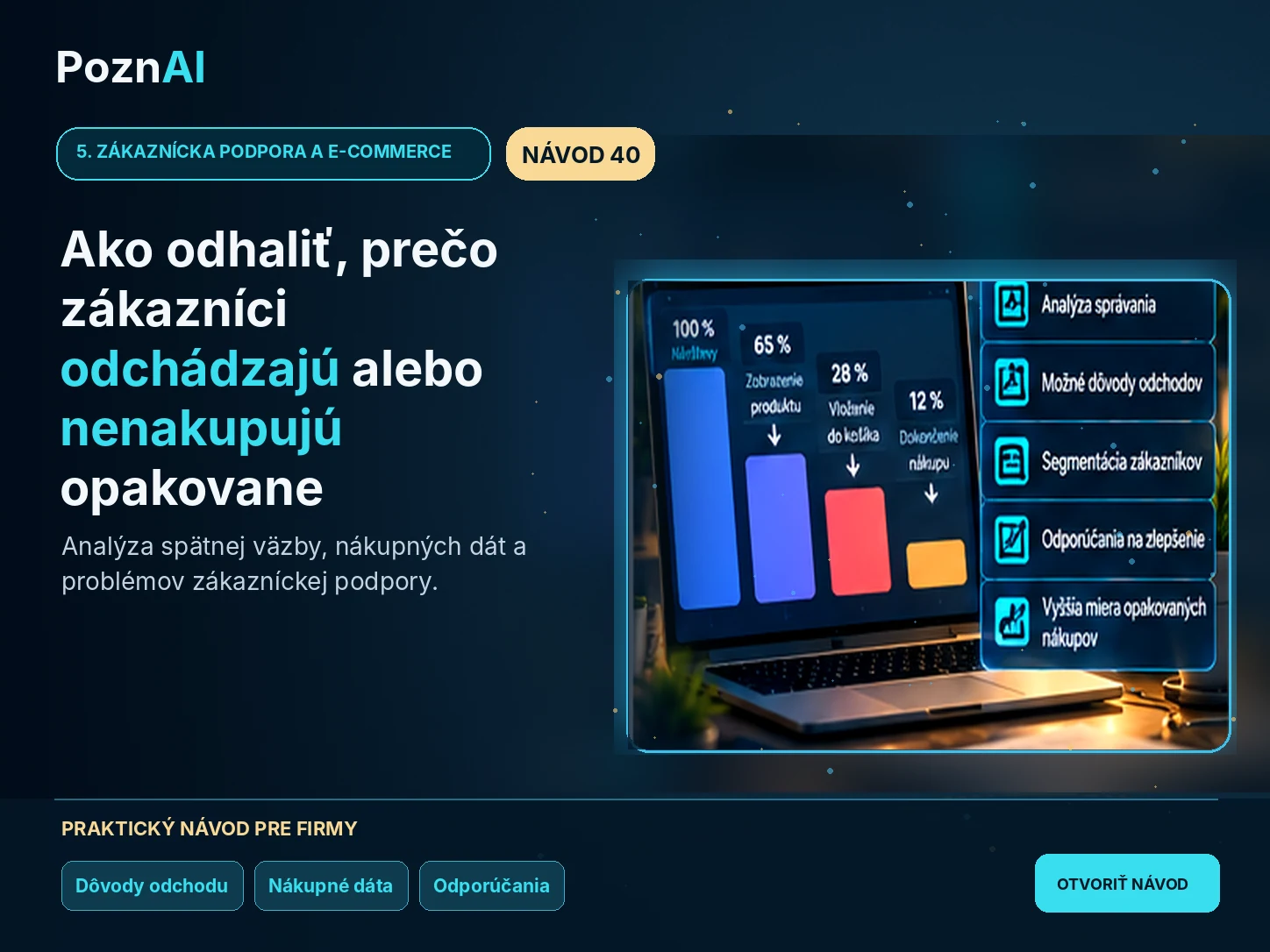 Ako pomocou AI znižovať počet nedokončených objednávok v e-shope