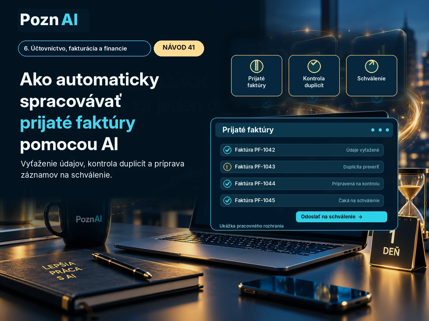 Ako automaticky spracovávať prijaté faktúry pomocou AI