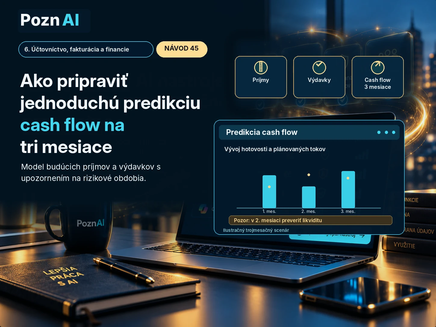 Ako pripraviť jednoduchú predikciu cash flow na tri mesiace