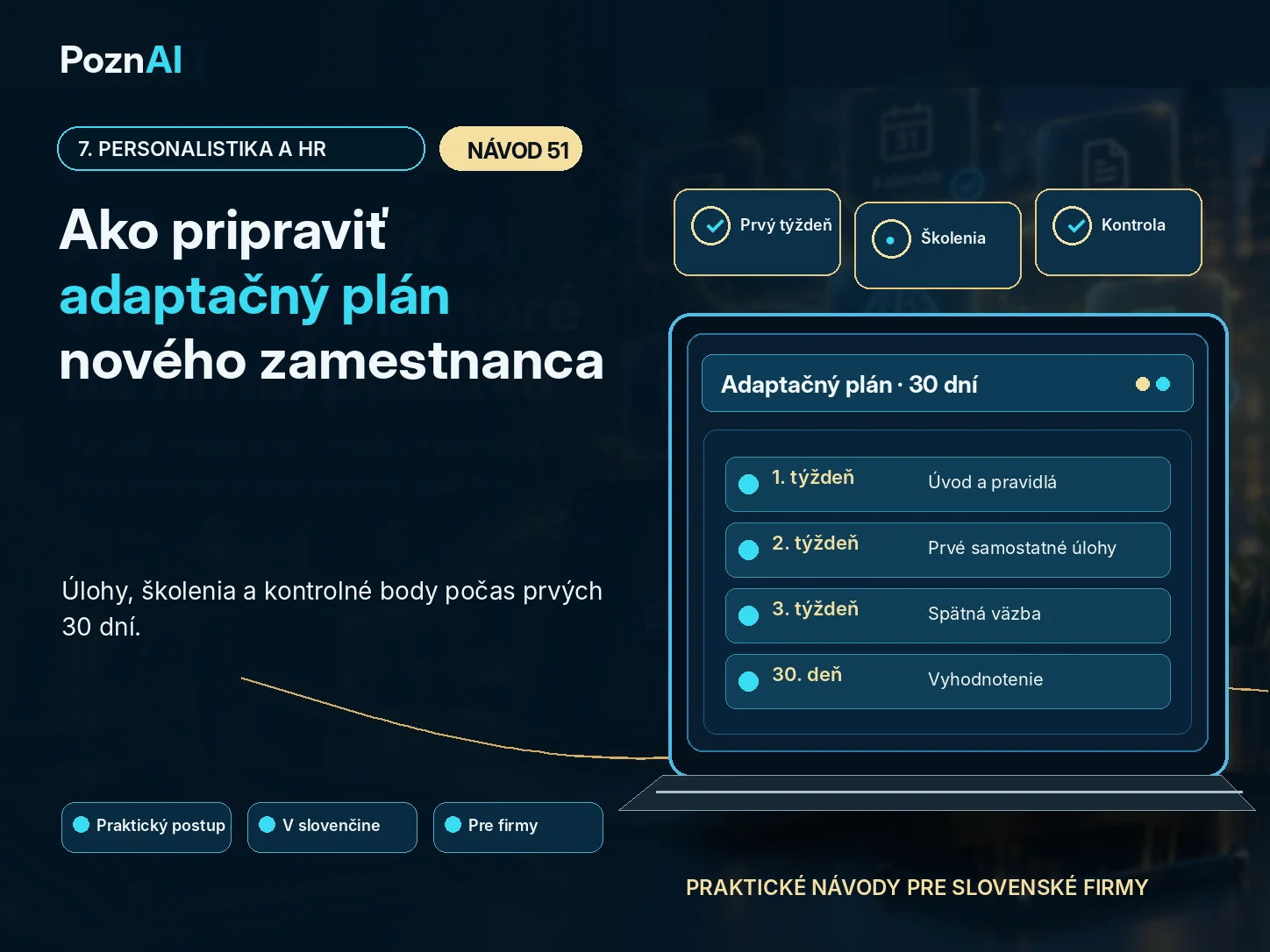 Ako pripraviť adaptačný plán nového zamestnanca pomocou AI