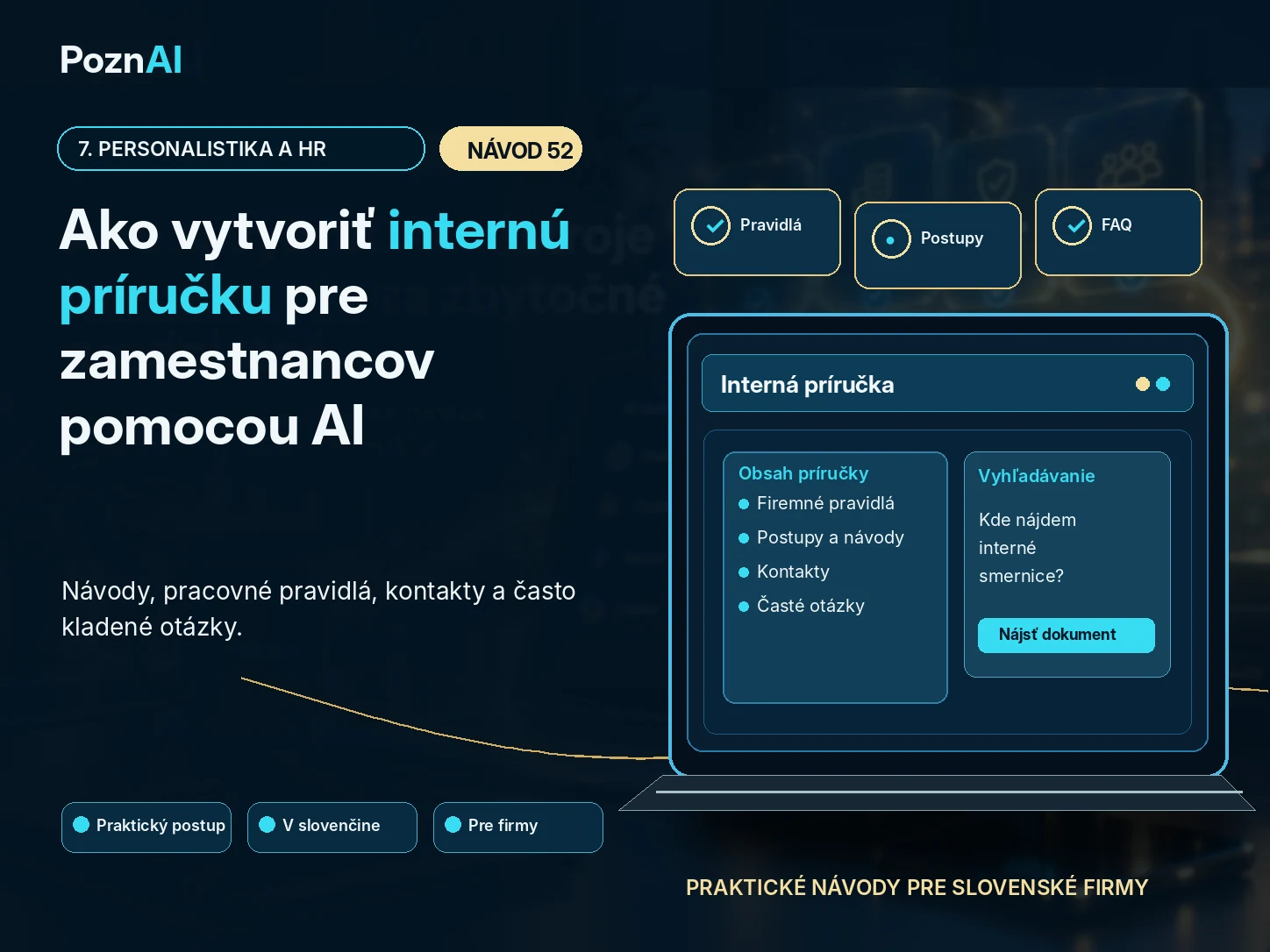 Ako vytvoriť internú príručku pre zamestnancov pomocou AI