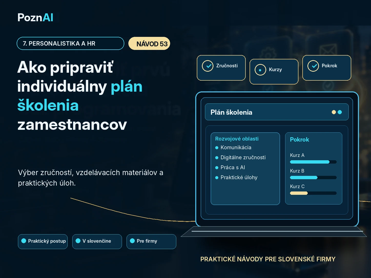 Ako pripraviť individuálny plán školenia zamestnancov pomocou AI