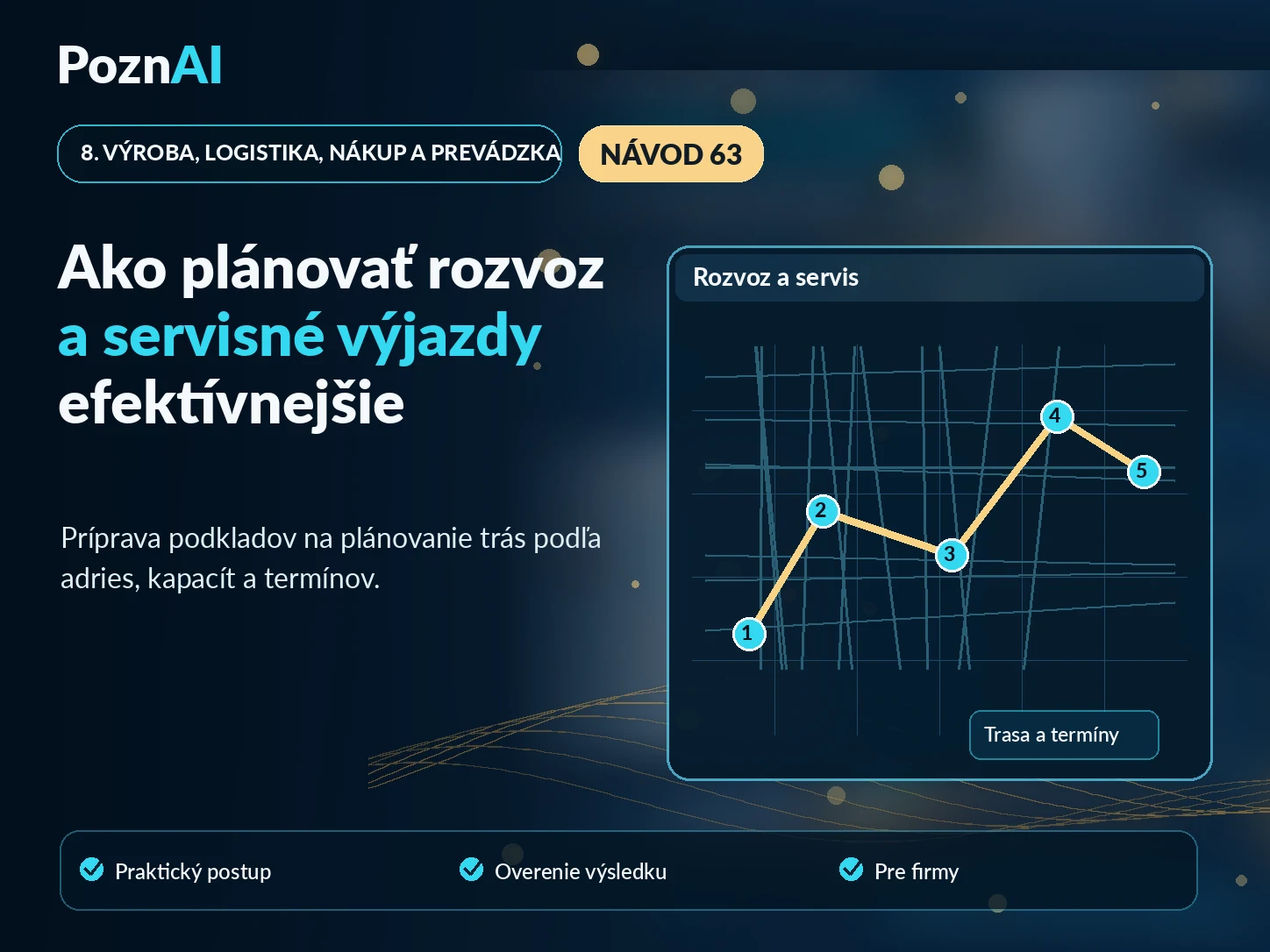 Ako optimalizovať rozvoz a plánovať doručovacie trasy pomocou AI