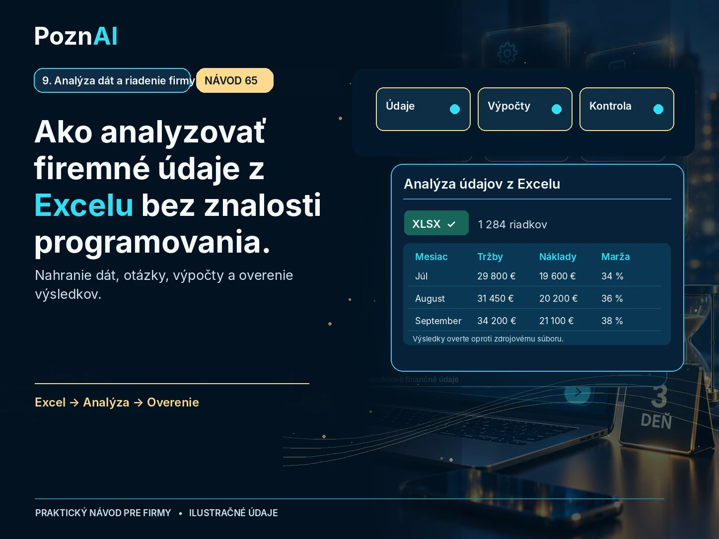 Ako analyzovať rozsiahle excelovské tabuľky pomocou AI