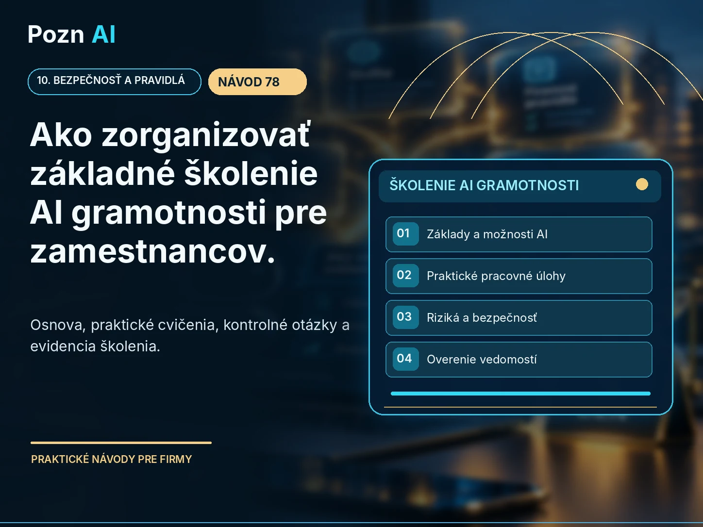 Ako zorganizovať základné školenie AI gramotnosti pre zamestnancov